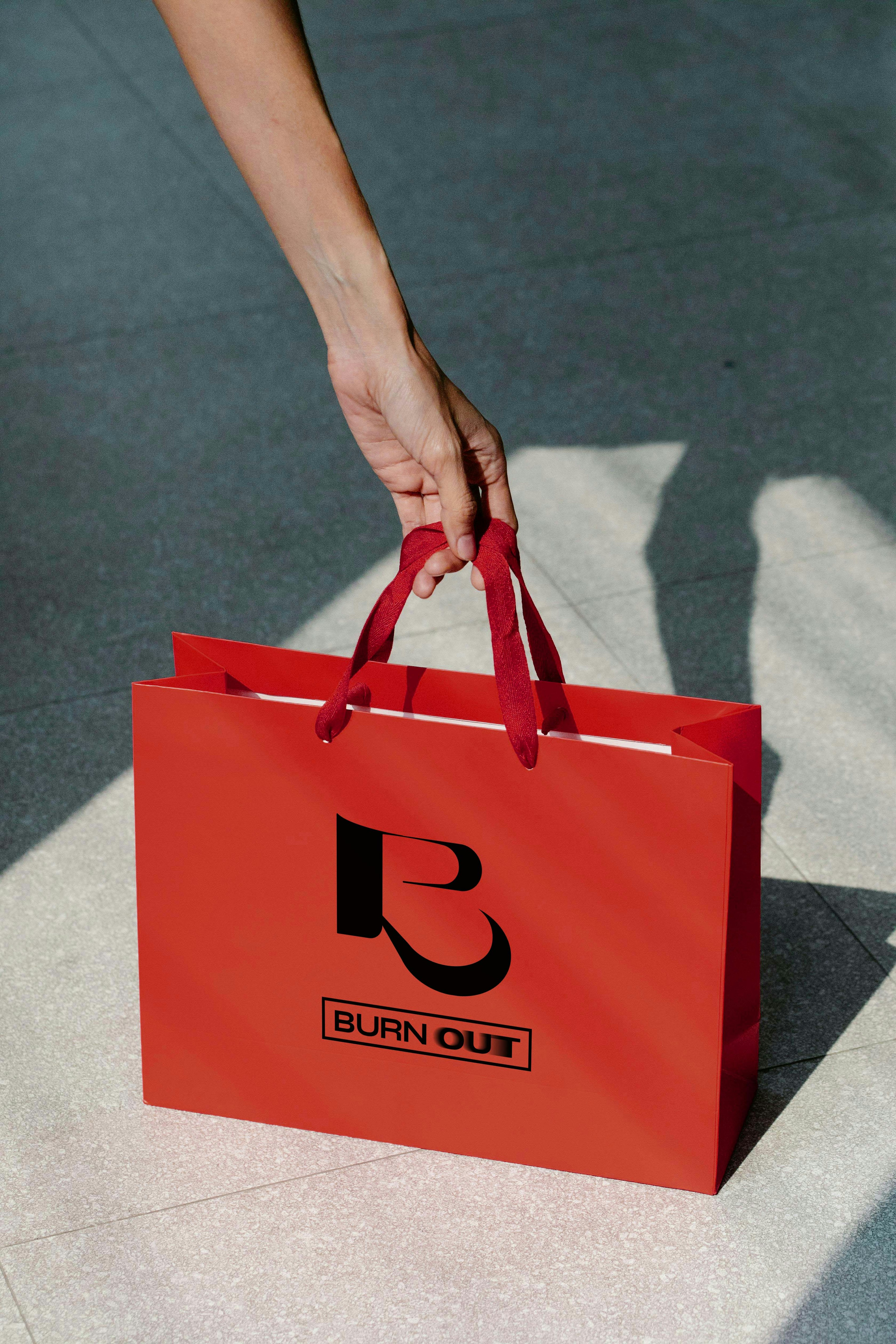 Burnout themed gift bag