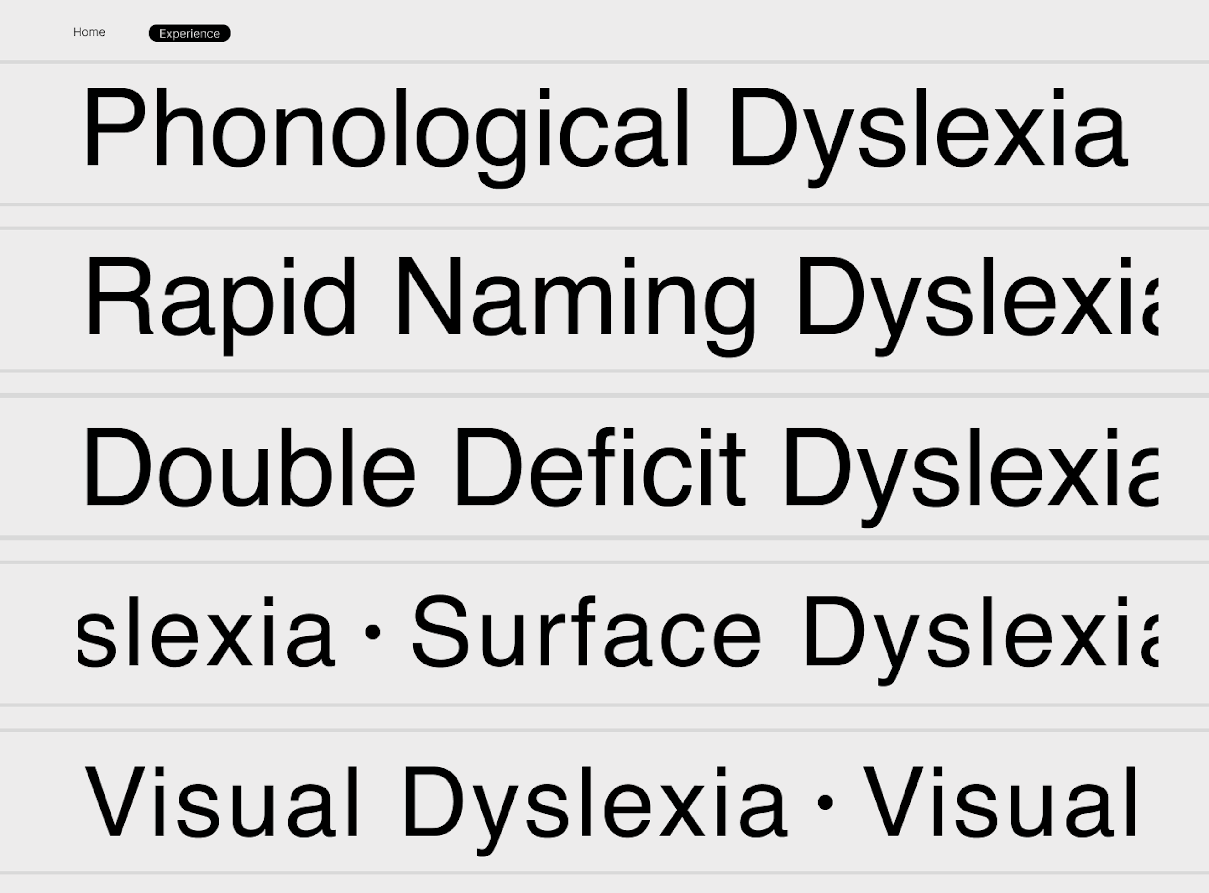 Picture listing the different types of dyslexia image-skeleton